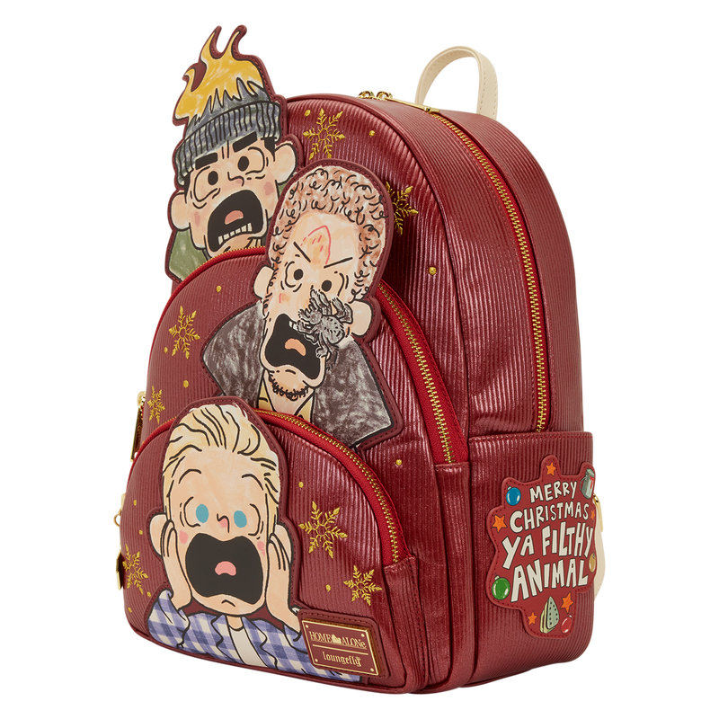 Home Alone Triple Pocket Mini Backpack