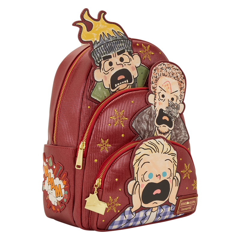 Home Alone Triple Pocket Mini Backpack