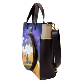 Harry Potter Hogwarts Starry Sky Convertible Backpack & Tote Crossbody Bag