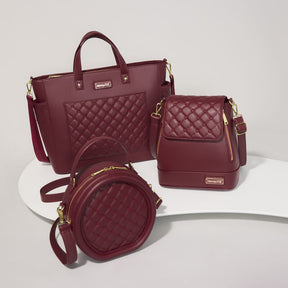 Loungefly The Lilly Red Convertible Mini Backpack & Crossbody Pin Trader Bag