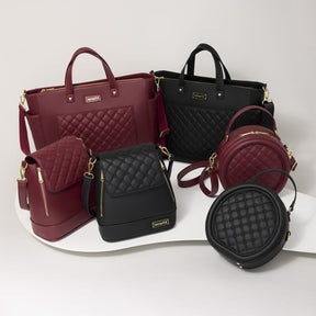 Loungefly The Mo Red Convertible Backpack & Tote Crossbody Pin Trader Bag