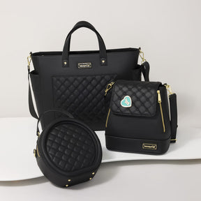 Loungefly The Lilly Black Convertible Mini Backpack & Crossbody Pin Trader Bag