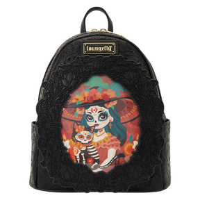 Loungefly Día de los Muertos La Catrina Photo Insert Mini Backpack