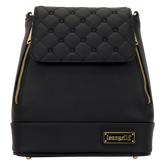 Loungefly The Lilly Black Convertible Mini Backpack & Crossbody Pin Trader Bag