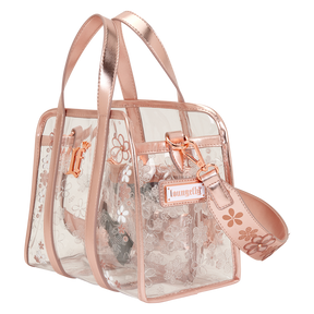 Loungefly Clear Floral Crossbody Bag with Coin Bag