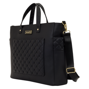 Loungefly The Mo Black Convertible Backpack & Tote Crossbody Pin Trader Bag