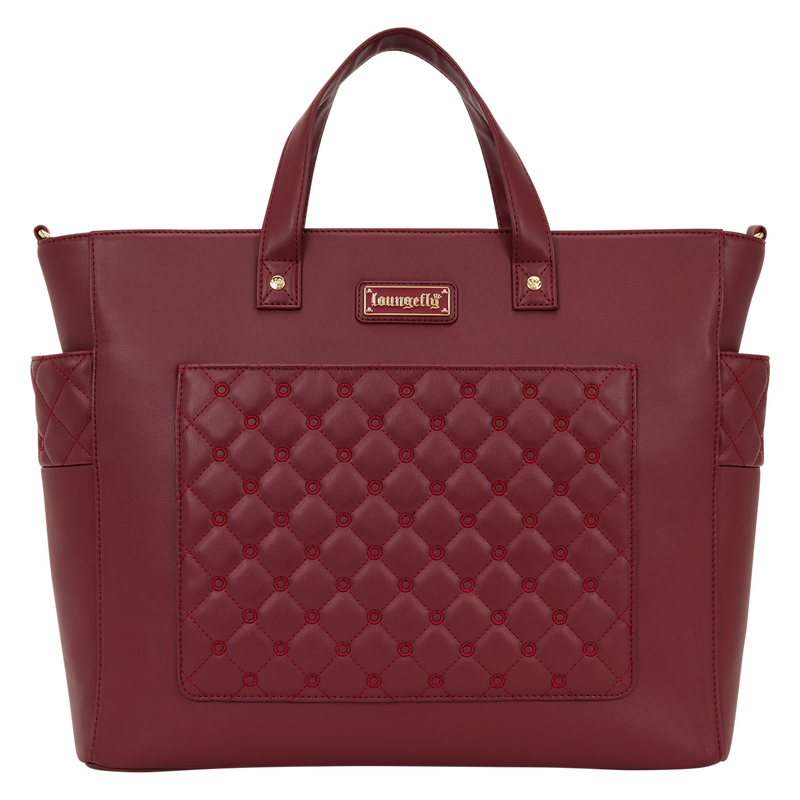 Loungefly The Mo Red Convertible Backpack & Tote Crossbody Pin Trader Bag