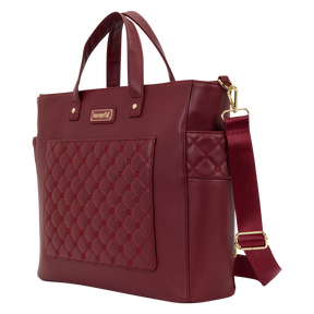 Loungefly The Mo Red Convertible Backpack & Tote Crossbody Pin Trader Bag