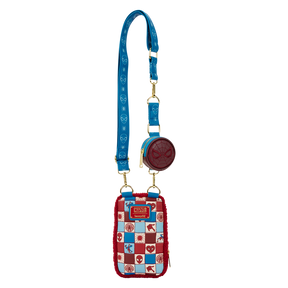 Spider-Man Sherpa Cell Phone Crossbody Bag with Coin Bag
