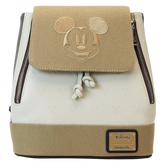 Mickey & Friends Canvas All-Over Print Drawstring Bucket Mini Backpack