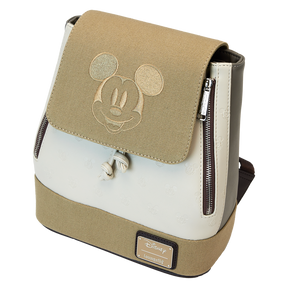 Mickey & Friends Canvas All-Over Print Drawstring Bucket Mini Backpack