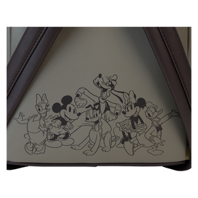 Mickey & Friends Canvas All-Over Print Drawstring Bucket Mini Backpack