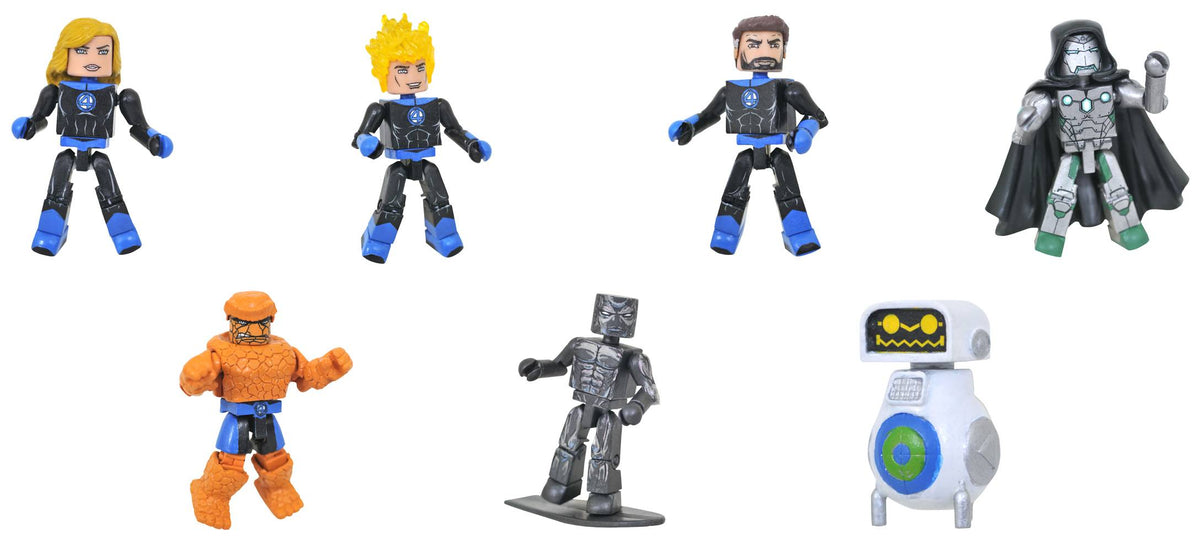 MARVEL MINIMATES FANTASTIC FOUR DLX BOX SET (C: 1-1-2)