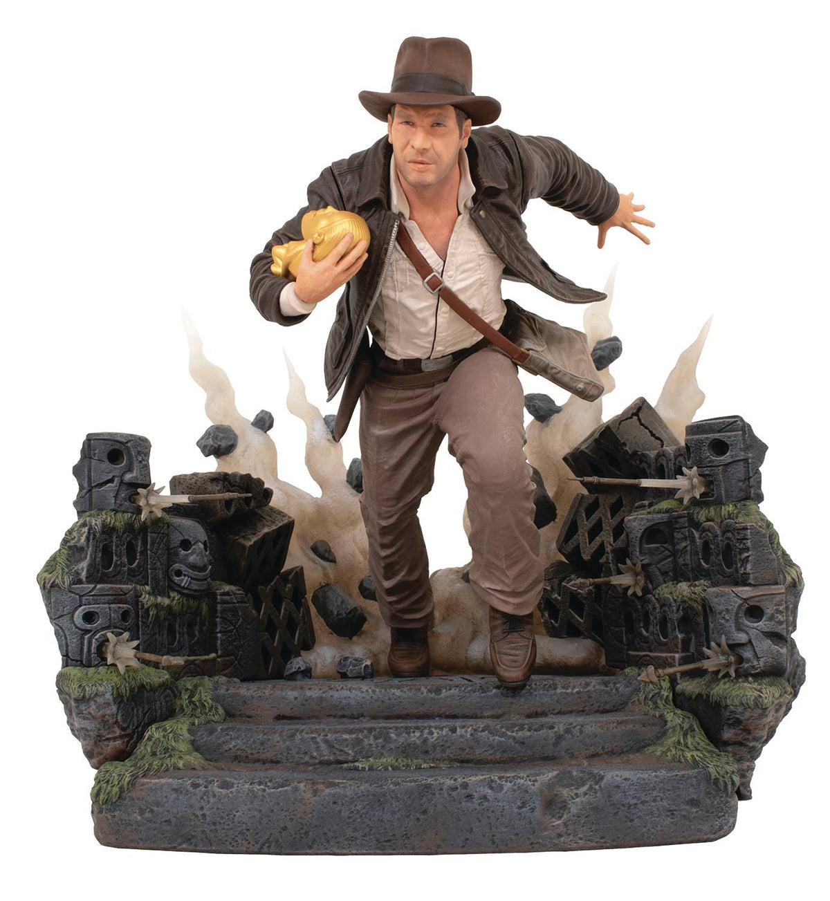 RAIDERS OF THE LOST ARK DLX GALLERY ESCAPE W/IDOL PVC STATUE