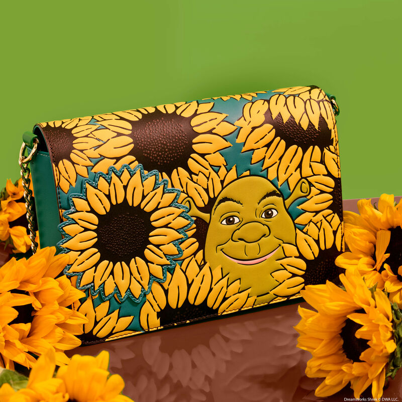 Shrek & Donkey Sunflower Field Crossbody Bag