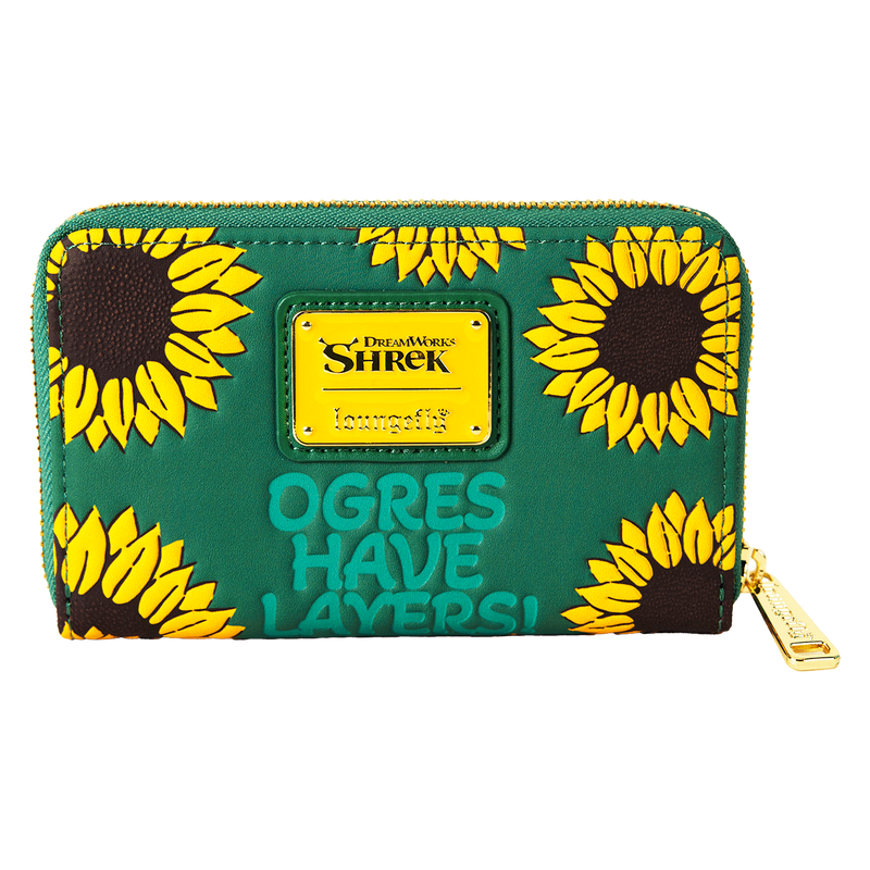 Shrek & Donkey Sunflower Field Zip Around Wallet