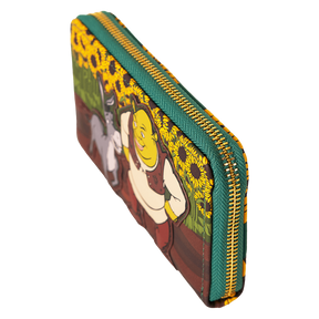 Shrek & Donkey Sunflower Field Zip Around Wallet