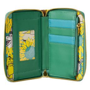 Shrek & Donkey Sunflower Field Zip Around Wallet