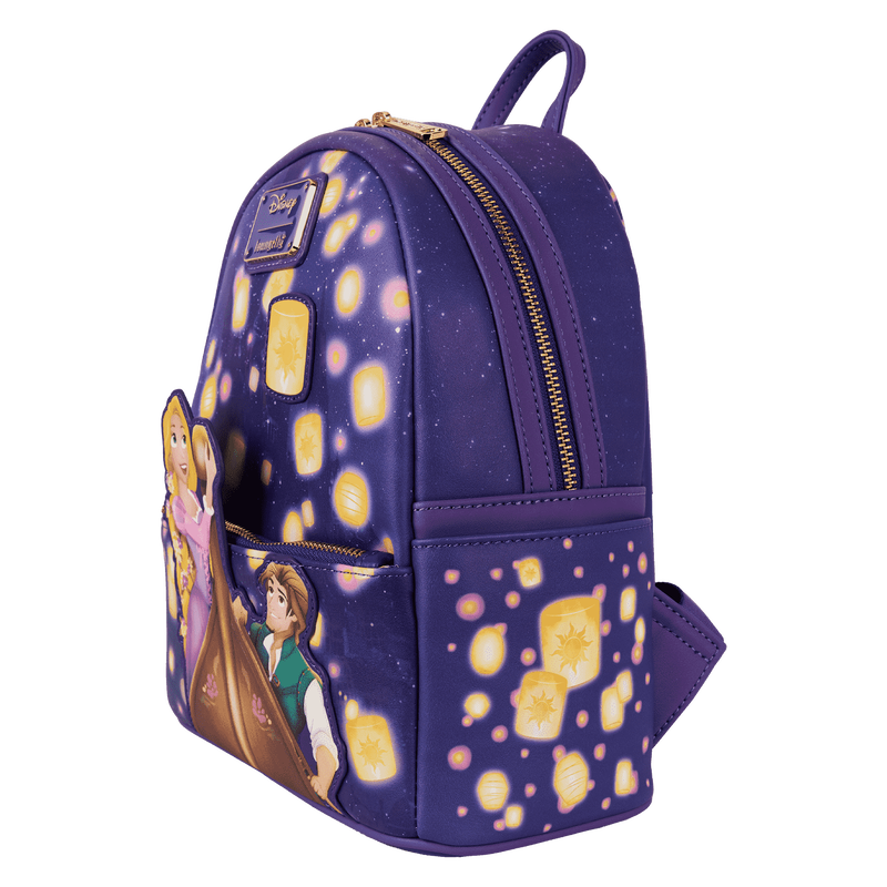 Tangled Rapunzel & Flynn Rider Lantern Light Up Mini Backpack