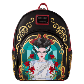 Universal Monsters The Bride Of Frankenstein Stained Glass Mini Backpack