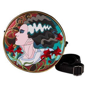 Universal Monsters The Bride Of Frankenstein Stained Glass Crossbody Bag