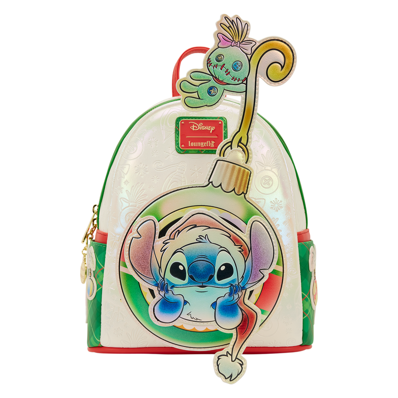 Stitch & Scrump Iridescent Holiday Ornament Mini Backpack