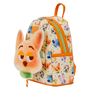 Zootopia 2 Nick Wilde Cotton Candy Cosplay All-Over Print Mini Backpack