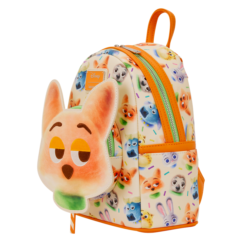 Zootopia 2 Nick Wilde Cotton Candy Cosplay All-Over Print Mini Backpack