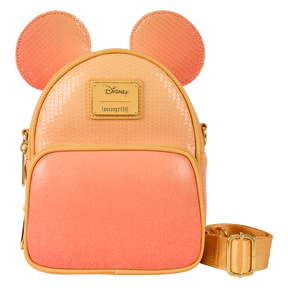 Mickey Mouse Glitter Sequin Convertible Mini Backpack & Crossbody Bag