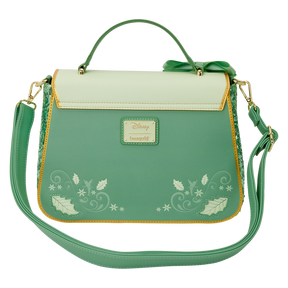 Peter Pan Tinker Bell Holiday Sequin Crossbody Bag with Charms