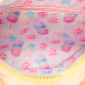 Zootopia 2 Officer Clawhauser Cotton Candy Plush Cosplay Crossbody Bag