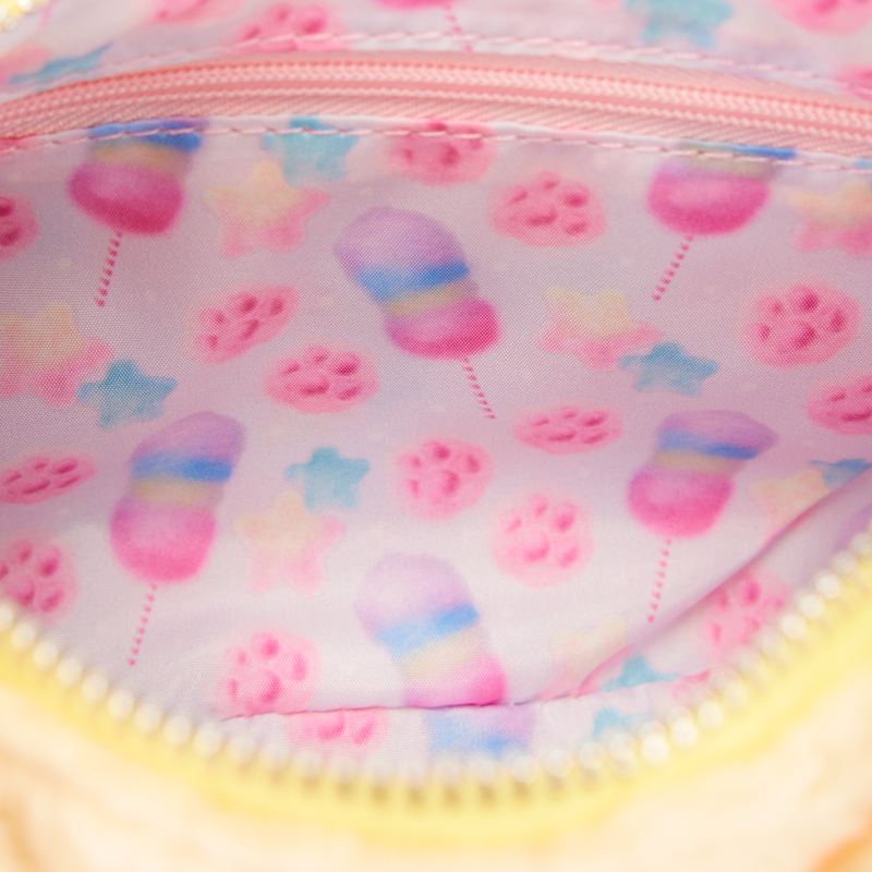 Zootopia 2 Officer Clawhauser Cotton Candy Plush Cosplay Crossbody Bag
