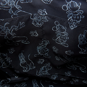 Minnie Mouse Artist Sketch Convertible Backpack & Tote Crossbody Bag