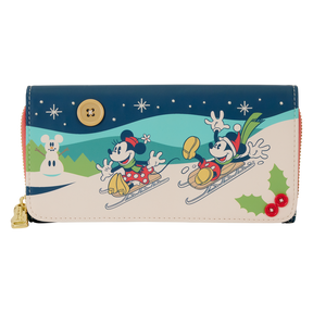 Mickey & Minnie Holiday Wristlet Wallet
