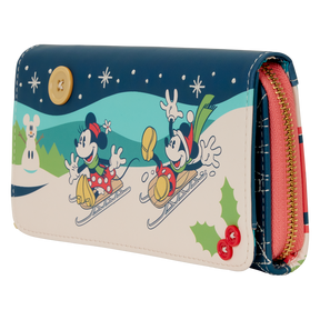 Mickey & Minnie Holiday Wristlet Wallet
