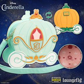 Cinderella Reversible Pumpkin Carriage Crossbody Purse - Entertainment Earth Exclusive