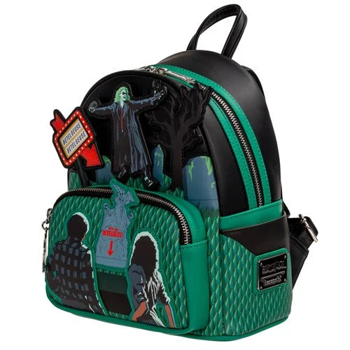 Beetlejuice Graveyard Glow-in-the-Dark Mini-Backpack - Entertainment Earth Exclusive