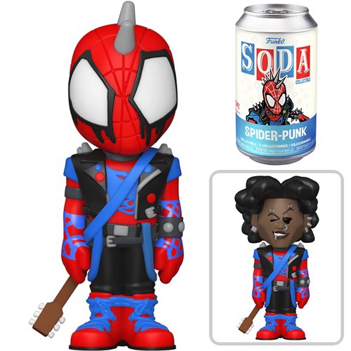 Spider-Man: Across the Spider-Verse Spider-Punk Vinyl Funko Soda Figure