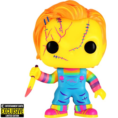 Child's Play Chucky Black Light Funko Pop! Vinyl Figure - Entertainment Earth Exclusive