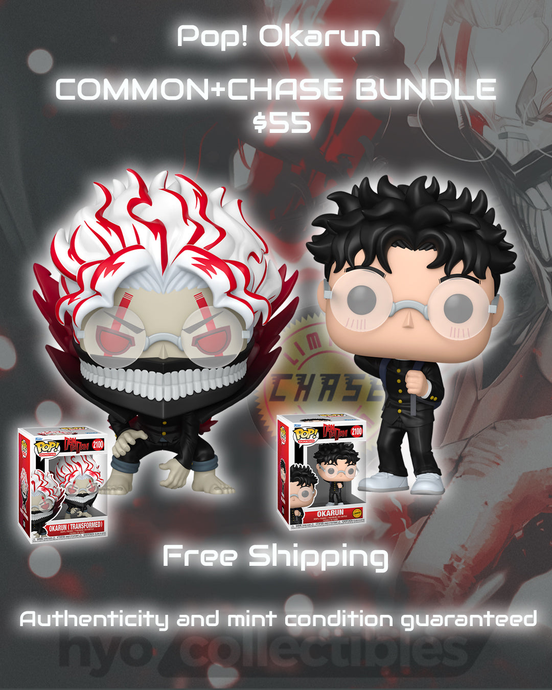 Pop! Okarun, Regular and CHASE Bundle